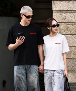 PANACEA Core Logo Tee don gian nhung noi bat