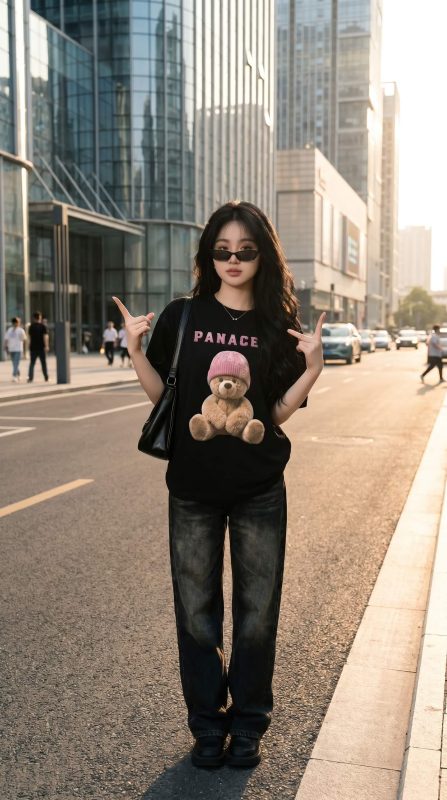 cách phối đồ với áo phông nữ