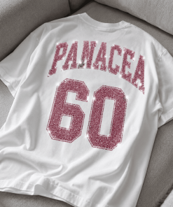 Áo phông PANACEA Glitter 60 mặt sau kim tuyến hồng