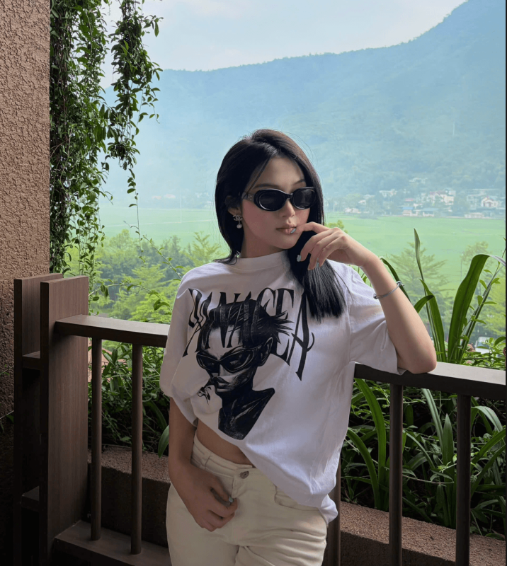 local brand áo phông nữ